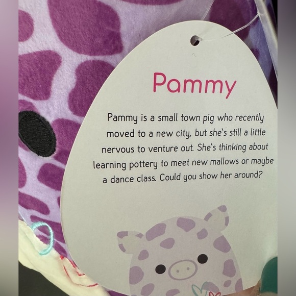 10” Squishmallow - “Pammy,” the Pig - Picture 3 of 5